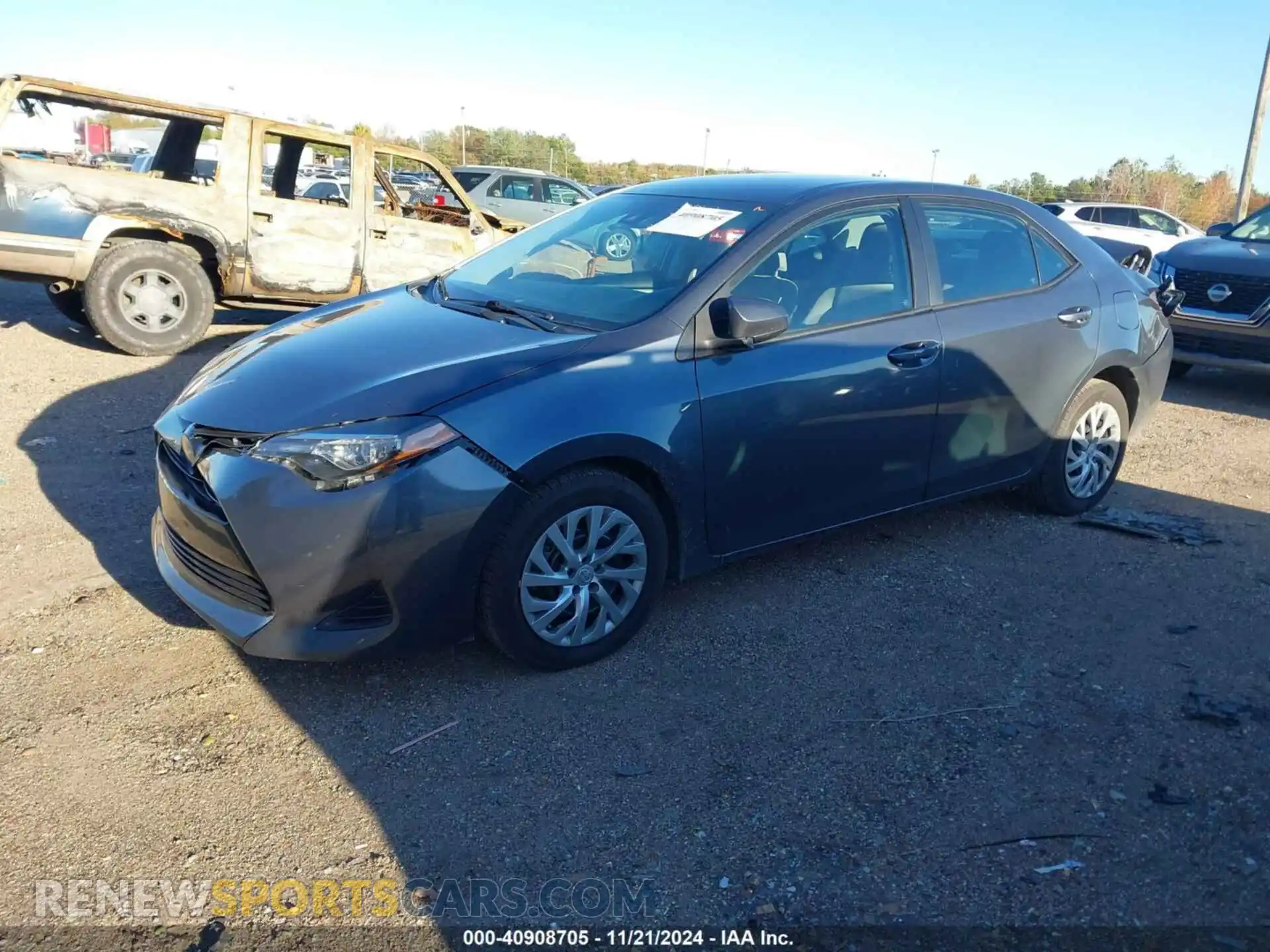 2 Photograph of a damaged car 2T1BURHE6KC208748 TOYOTA COROLLA 2019