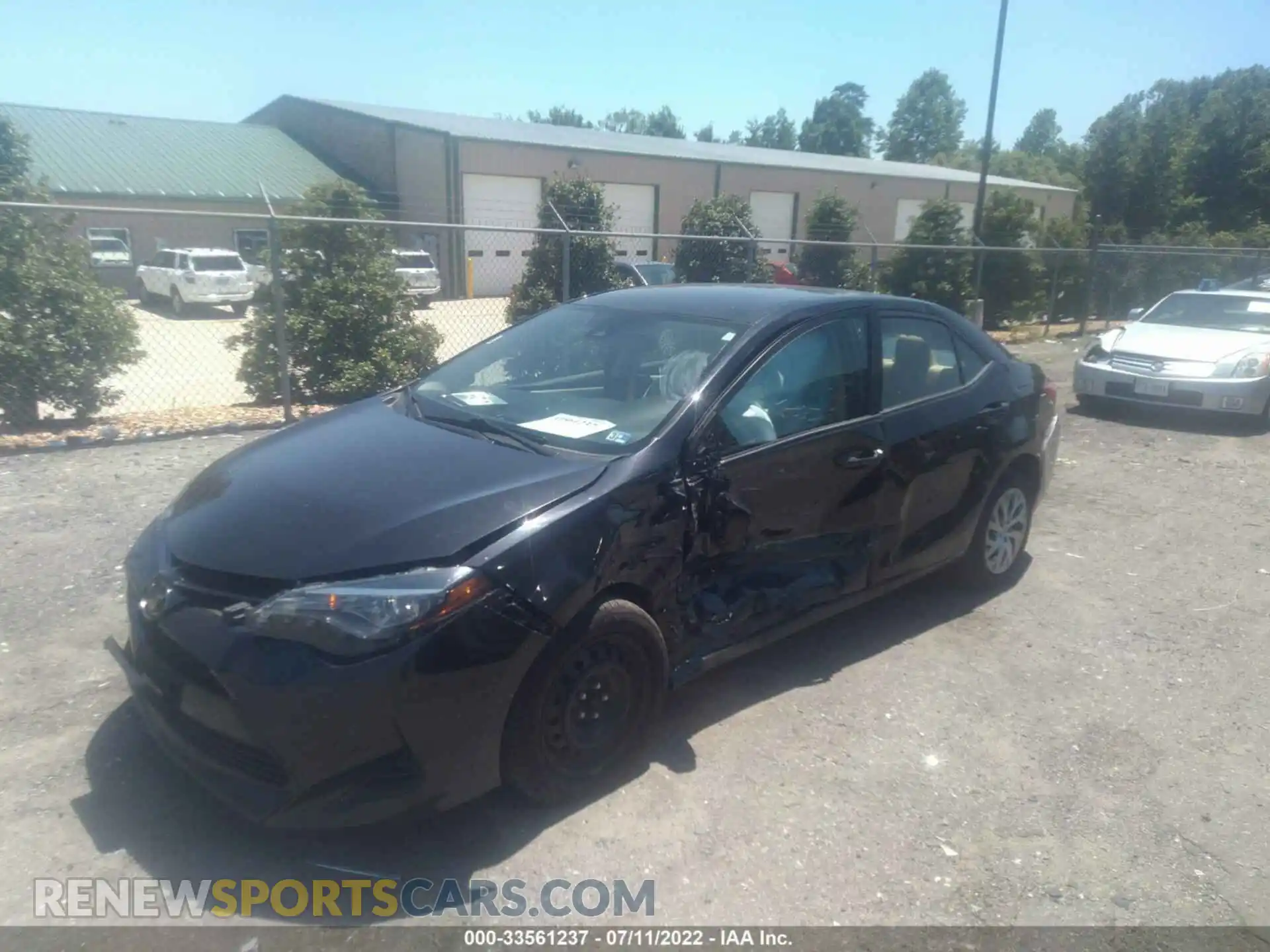 2 Photograph of a damaged car 2T1BURHE6KC209690 TOYOTA COROLLA 2019