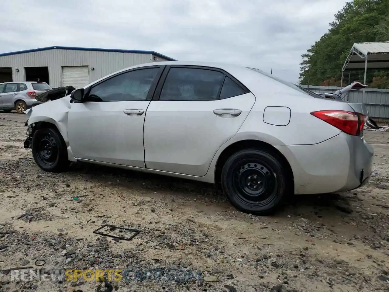 2 Photograph of a damaged car 2T1BURHE6KC211293 TOYOTA COROLLA 2019