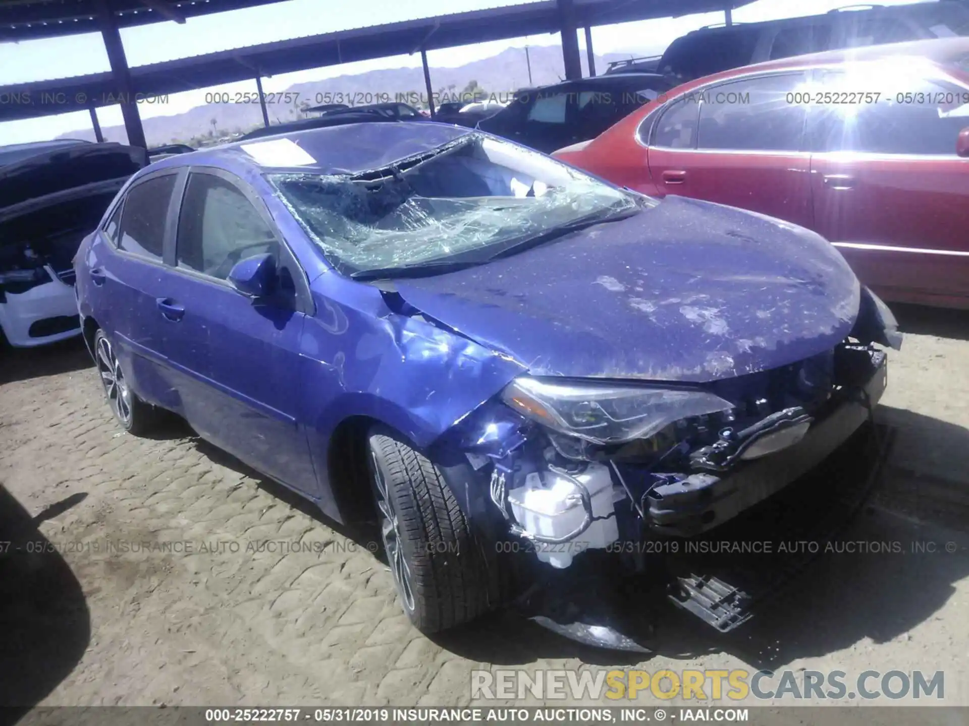 1 Photograph of a damaged car 2T1BURHE6KC211309 TOYOTA COROLLA 2019