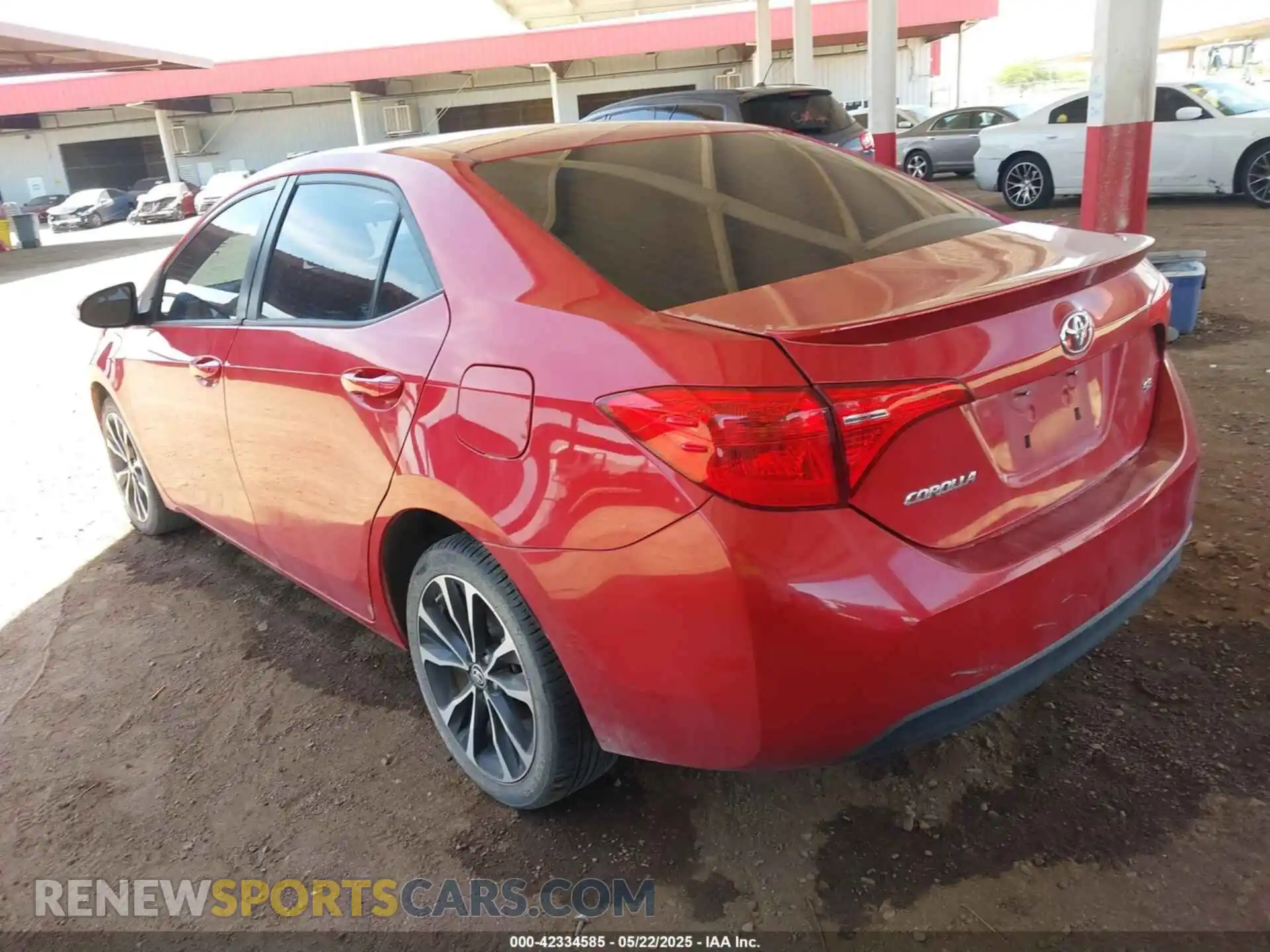 3 fotografías del automóvil dañado 2T1BURHE6KC211732 TOYOTA COROLLA 2019