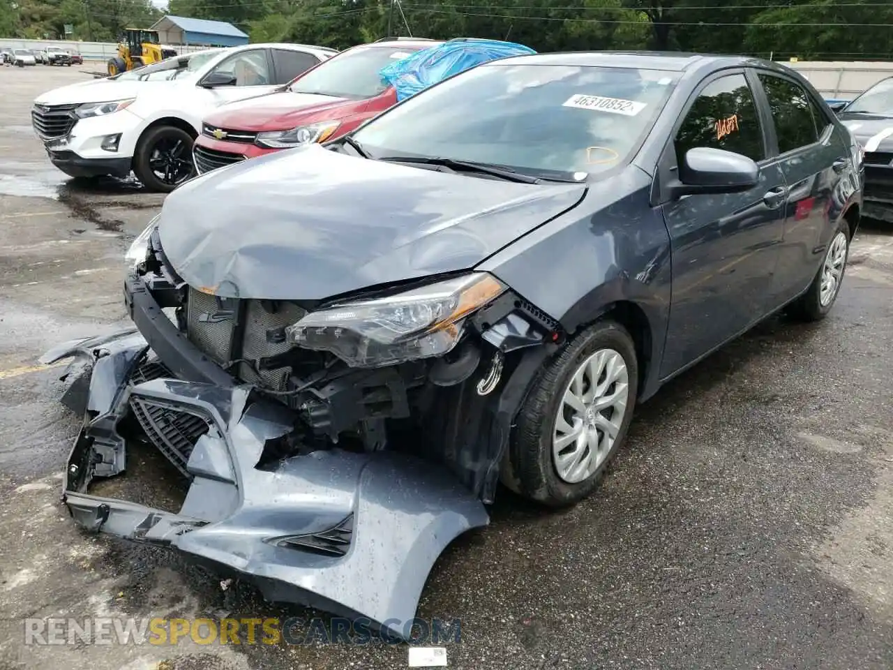 2 Фотография поврежденного автомобиля 2T1BURHE6KC212802 TOYOTA COROLLA 2019