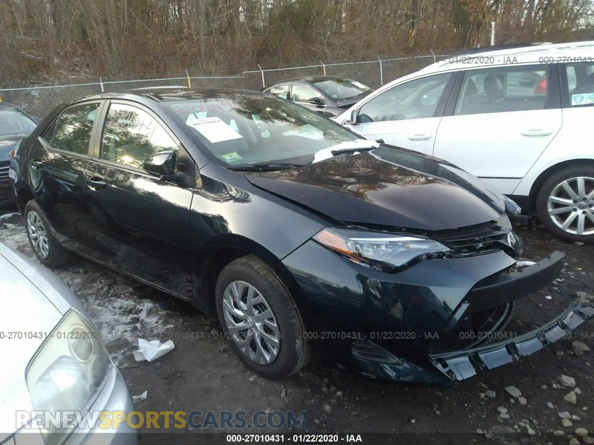 1 Photograph of a damaged car 2T1BURHE6KC217529 TOYOTA COROLLA 2019