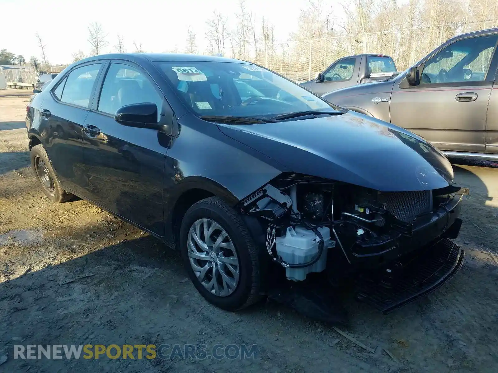 1 Photograph of a damaged car 2T1BURHE6KC218874 TOYOTA COROLLA 2019