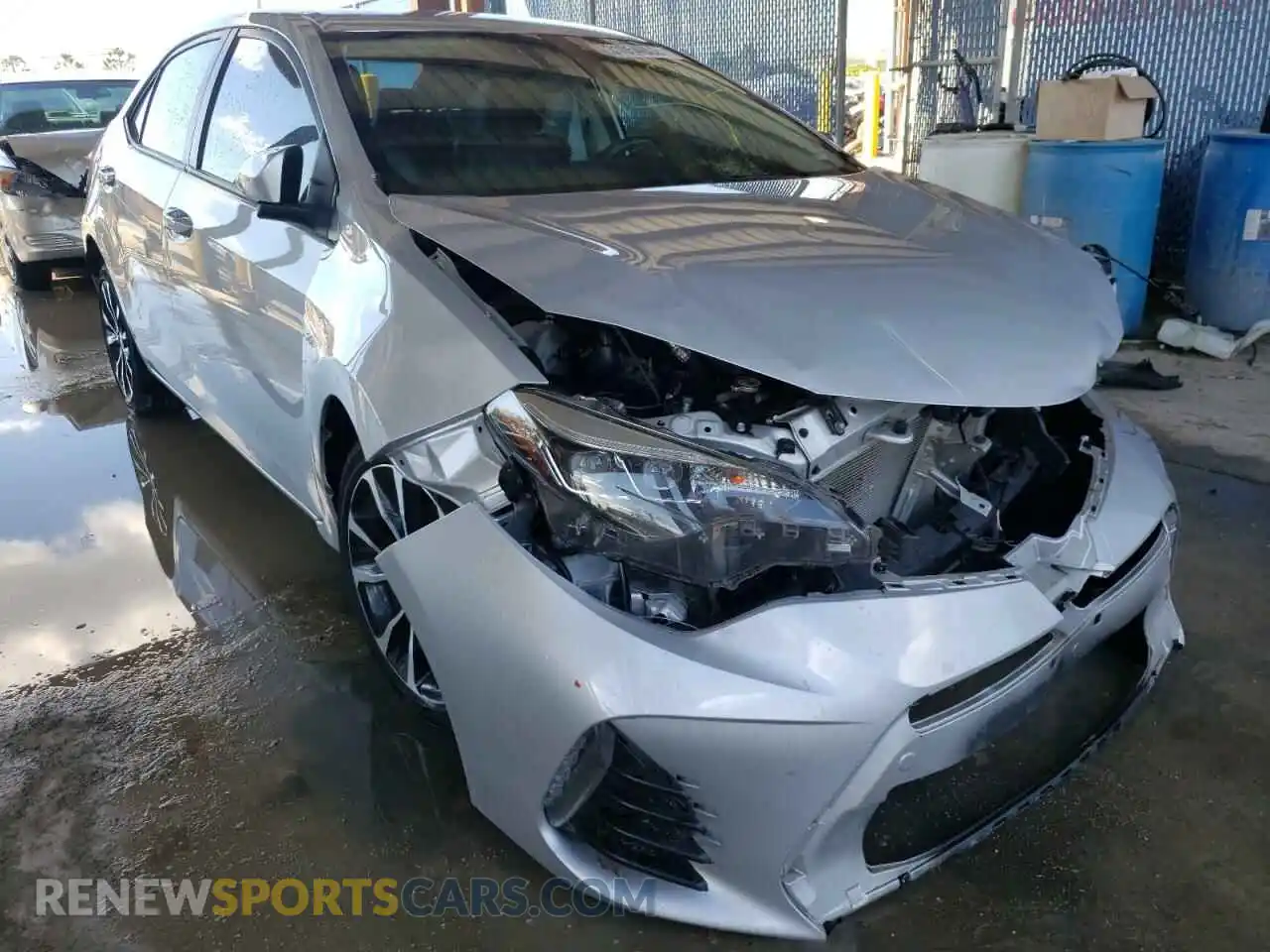 1 Photograph of a damaged car 2T1BURHE6KC220091 TOYOTA COROLLA 2019