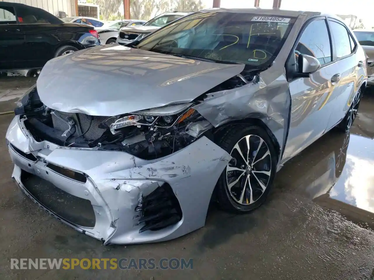 2 Photograph of a damaged car 2T1BURHE6KC220091 TOYOTA COROLLA 2019