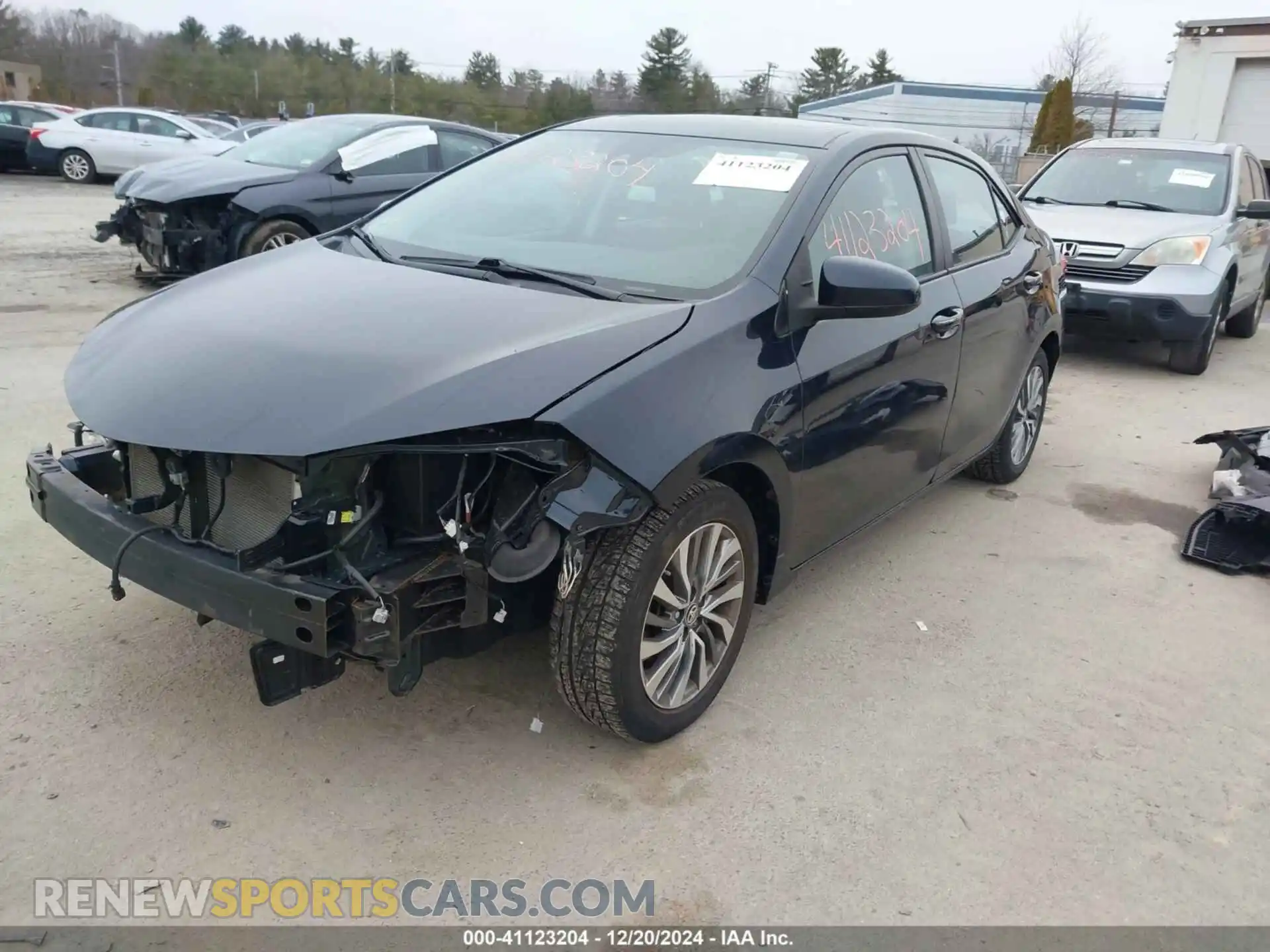 2 Photograph of a damaged car 2T1BURHE6KC221998 TOYOTA COROLLA 2019