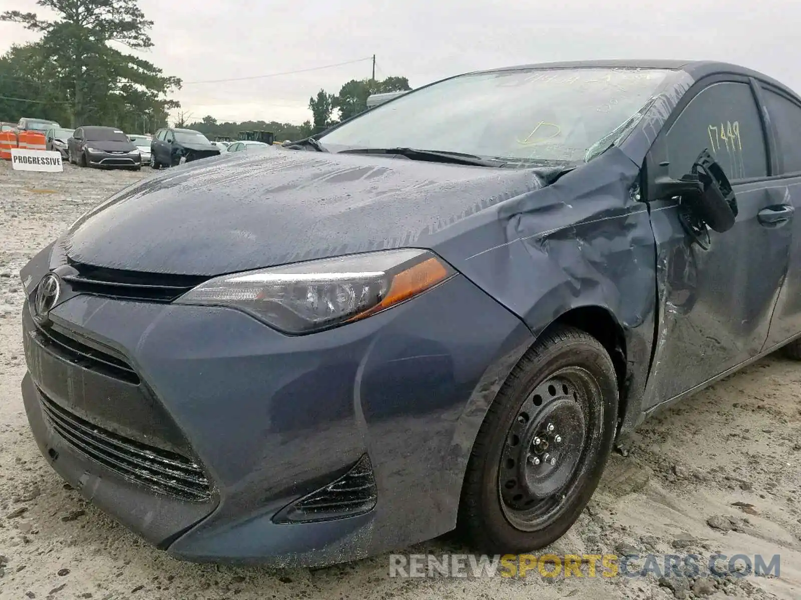 9 Photograph of a damaged car 2T1BURHE6KC222987 TOYOTA COROLLA 2019