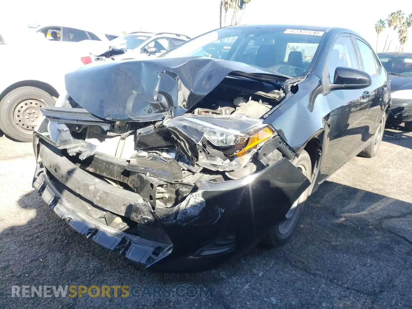 2 Photograph of a damaged car 2T1BURHE6KC223685 TOYOTA COROLLA 2019