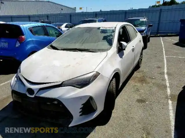 2 Photograph of a damaged car 2T1BURHE6KC224433 TOYOTA COROLLA 2019