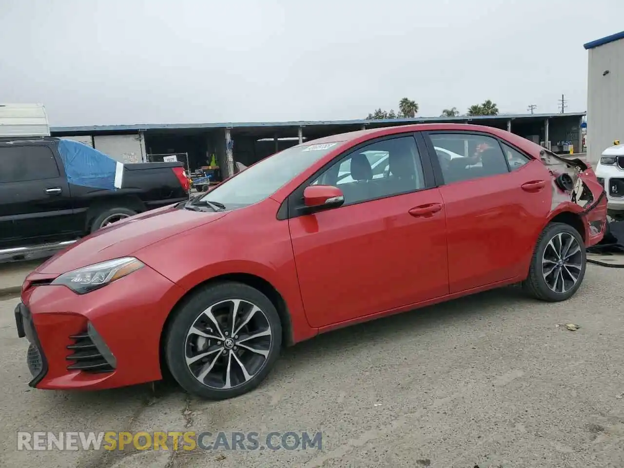 1 Photograph of a damaged car 2T1BURHE6KC226909 TOYOTA COROLLA 2019