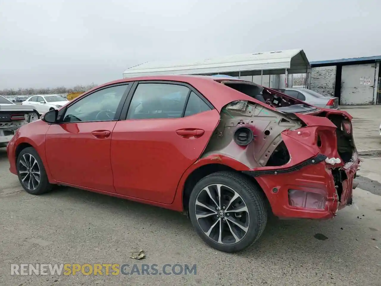 2 Photograph of a damaged car 2T1BURHE6KC226909 TOYOTA COROLLA 2019