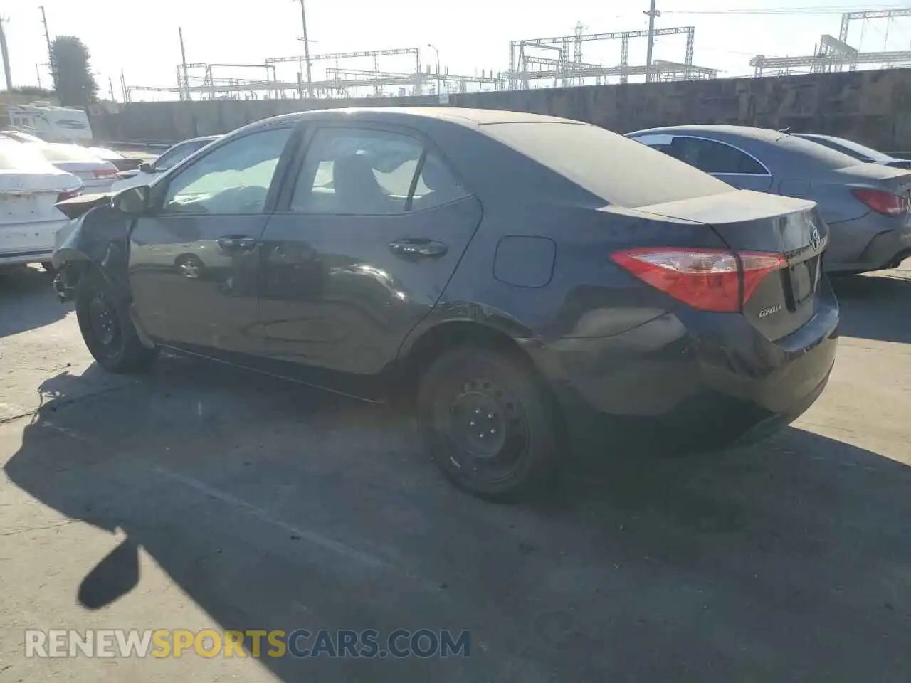 2 Photograph of a damaged car 2T1BURHE6KC231835 TOYOTA COROLLA 2019