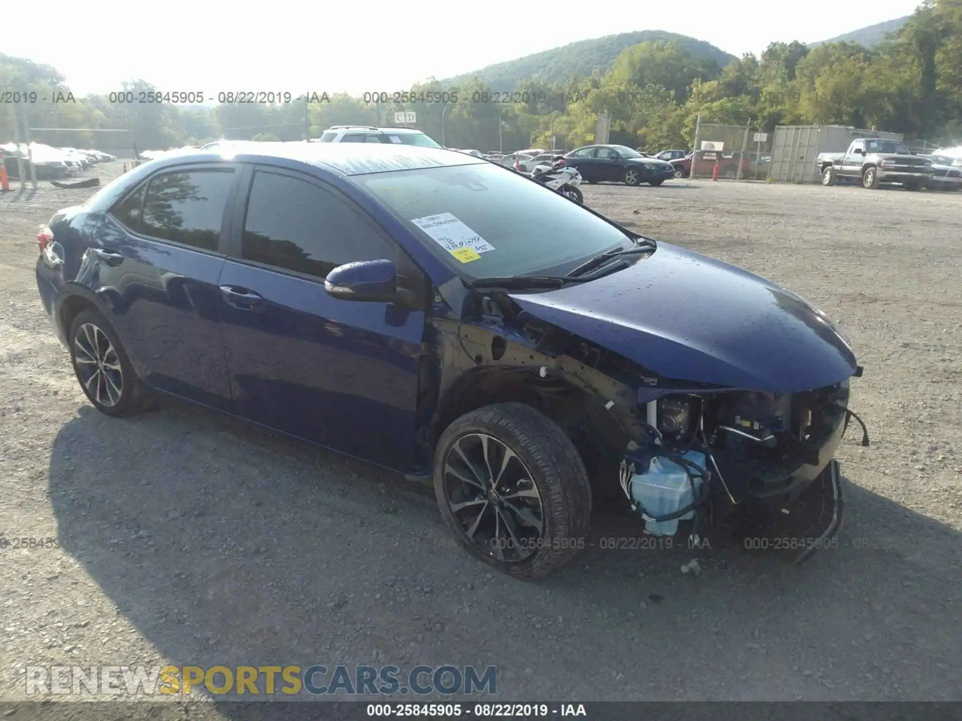 1 Photograph of a damaged car 2T1BURHE6KC232256 TOYOTA COROLLA 2019