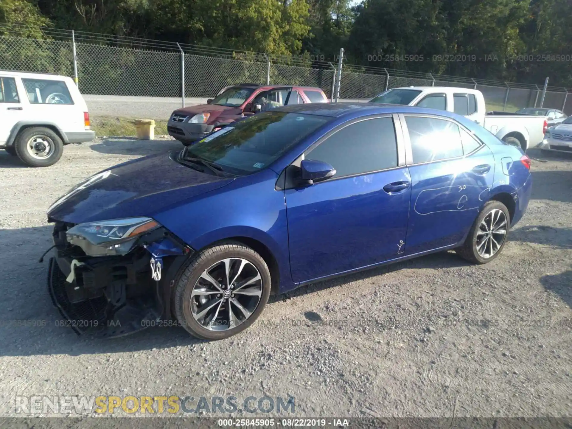 2 Photograph of a damaged car 2T1BURHE6KC232256 TOYOTA COROLLA 2019