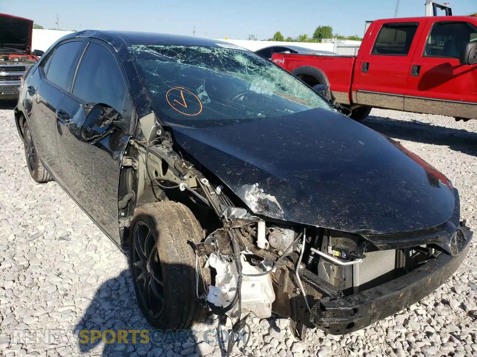 1 fotografías del automóvil dañado 2T1BURHE6KC233231 TOYOTA COROLLA 2019