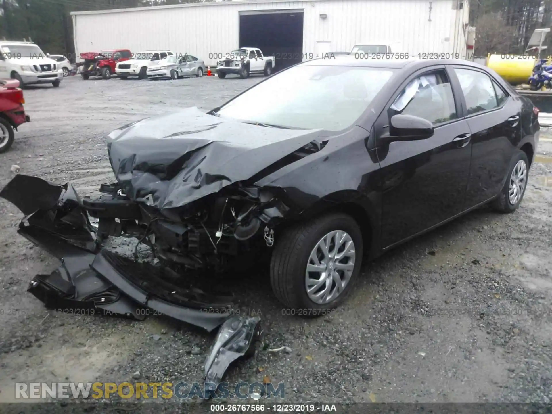 2 Photograph of a damaged car 2T1BURHE6KC235237 TOYOTA COROLLA 2019