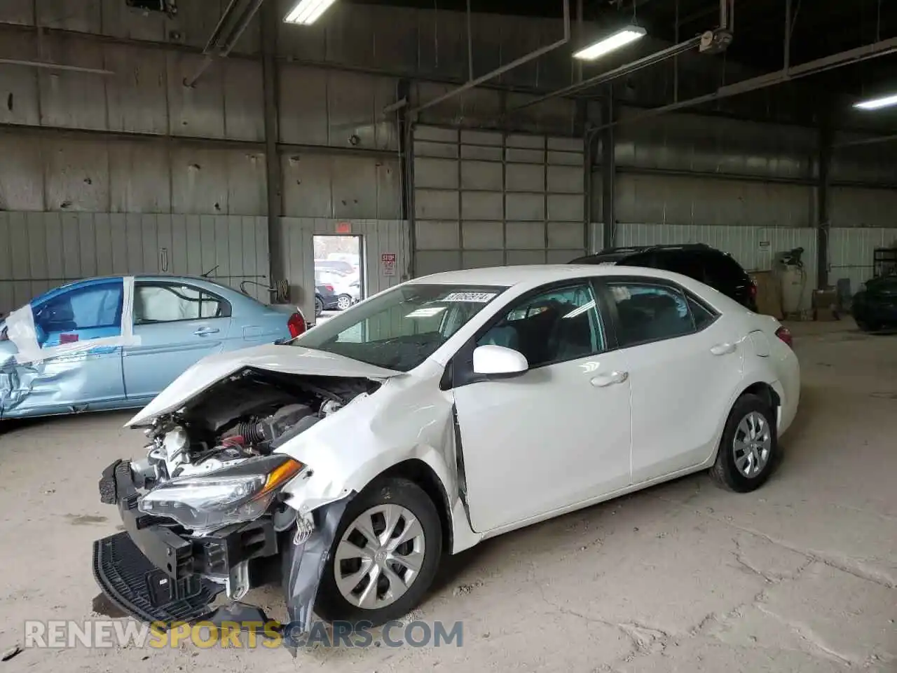 1 Photograph of a damaged car 2T1BURHE6KC236582 TOYOTA COROLLA 2019