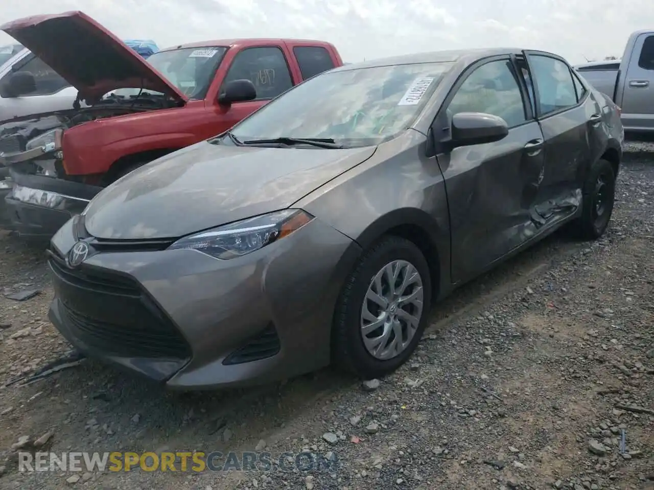 2 Photograph of a damaged car 2T1BURHE6KC240423 TOYOTA COROLLA 2019