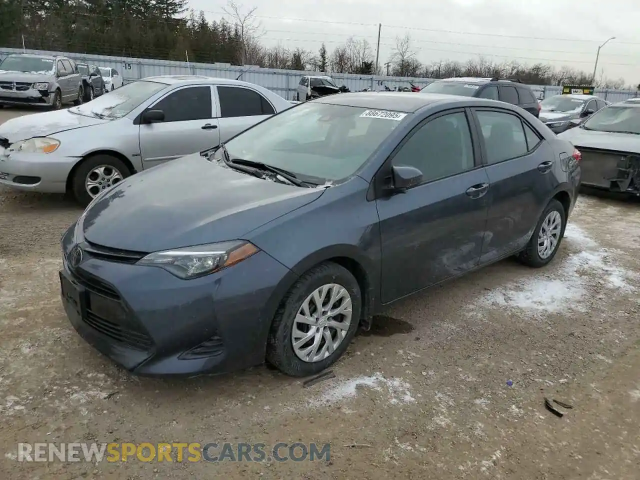 1 Photograph of a damaged car 2T1BURHE6KC246111 TOYOTA COROLLA 2019