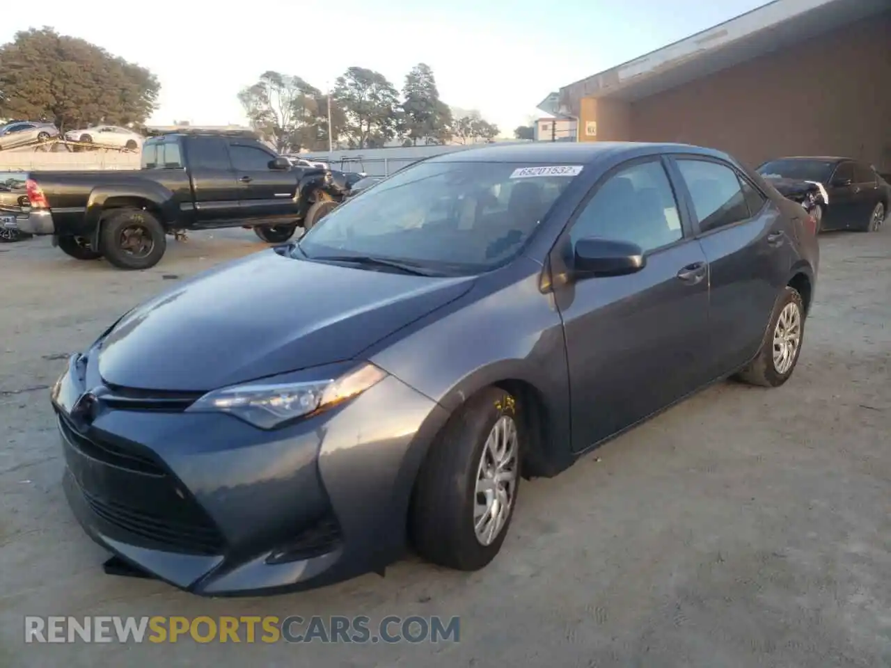 1 Photograph of a damaged car 2T1BURHE6KC246593 TOYOTA COROLLA 2019