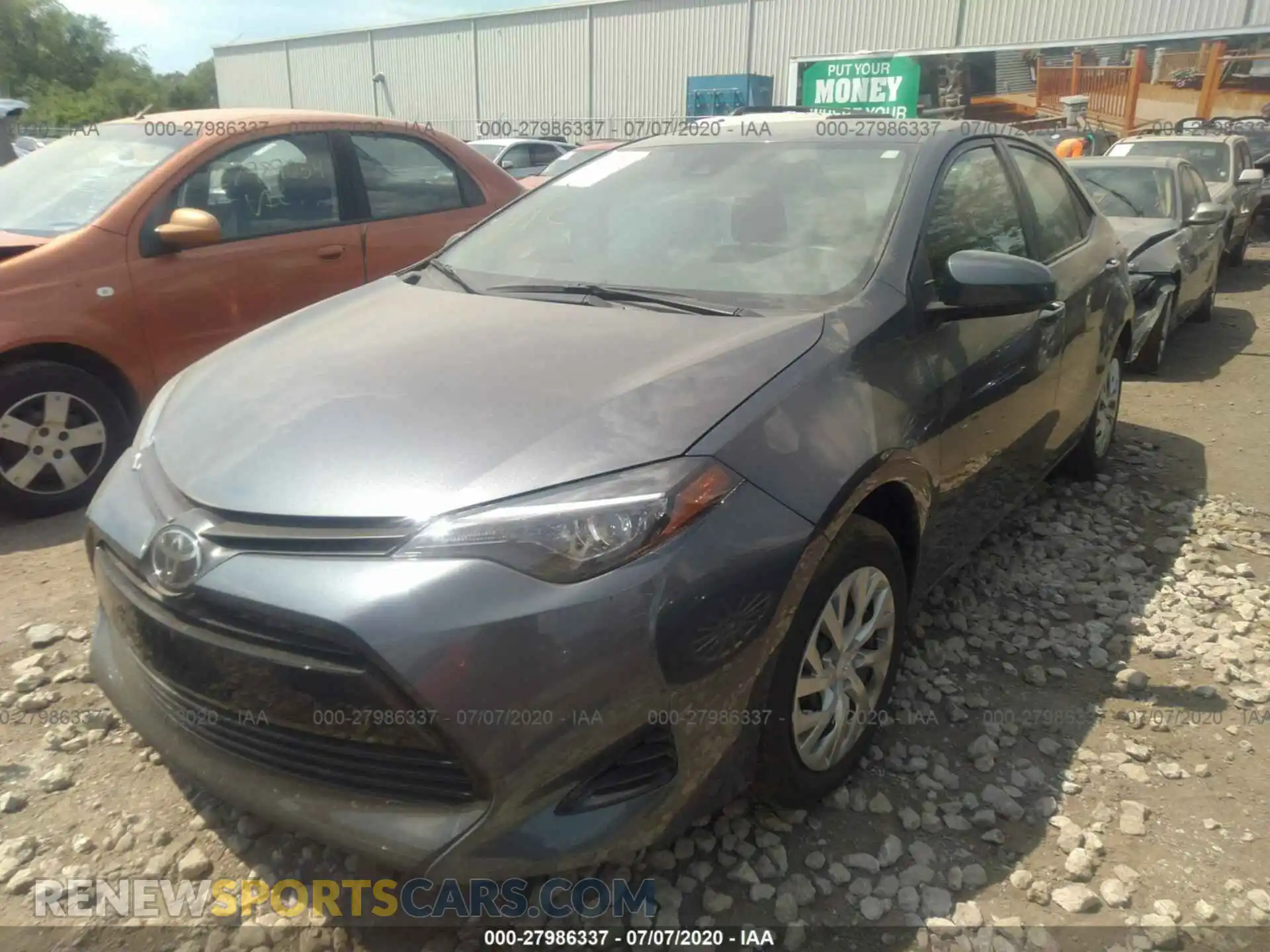 2 Photograph of a damaged car 2T1BURHE7KC126589 TOYOTA COROLLA 2019