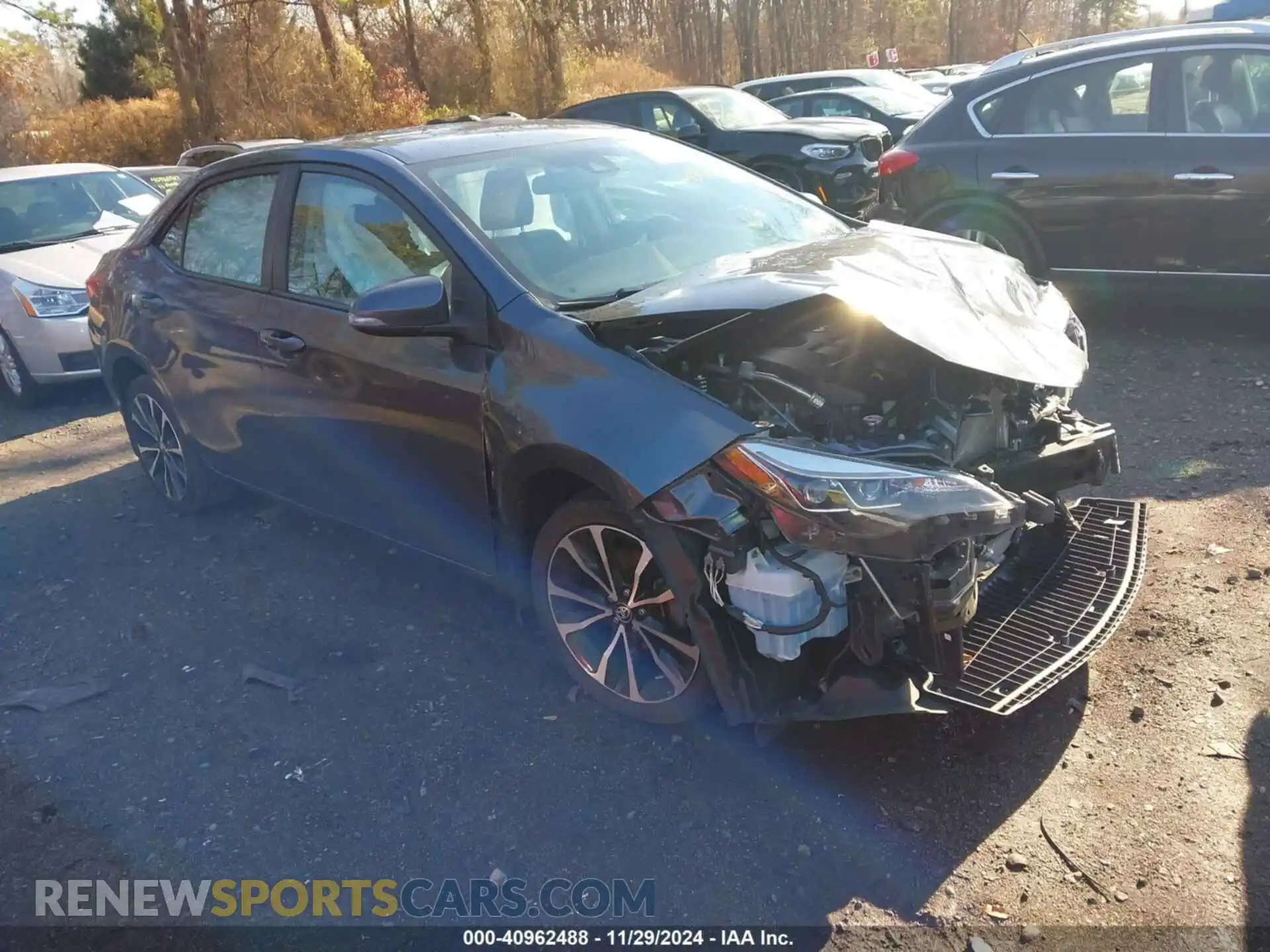 1 Photograph of a damaged car 2T1BURHE7KC137480 TOYOTA COROLLA 2019