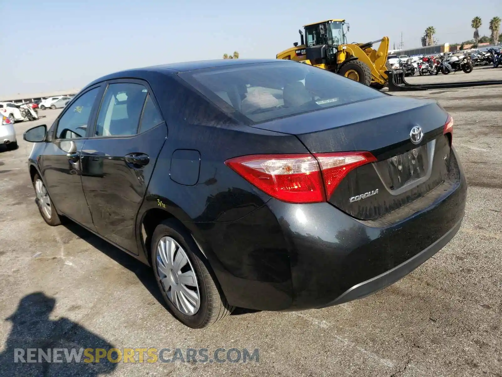 3 Photograph of a damaged car 2T1BURHE7KC140282 TOYOTA COROLLA 2019