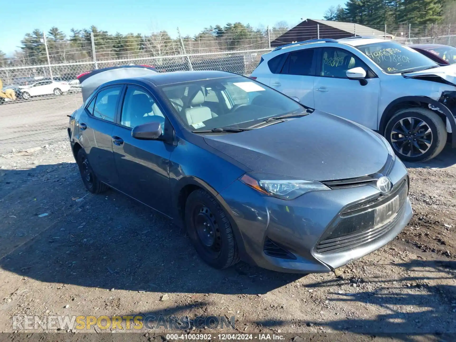1 Photograph of a damaged car 2T1BURHE7KC141268 TOYOTA COROLLA 2019