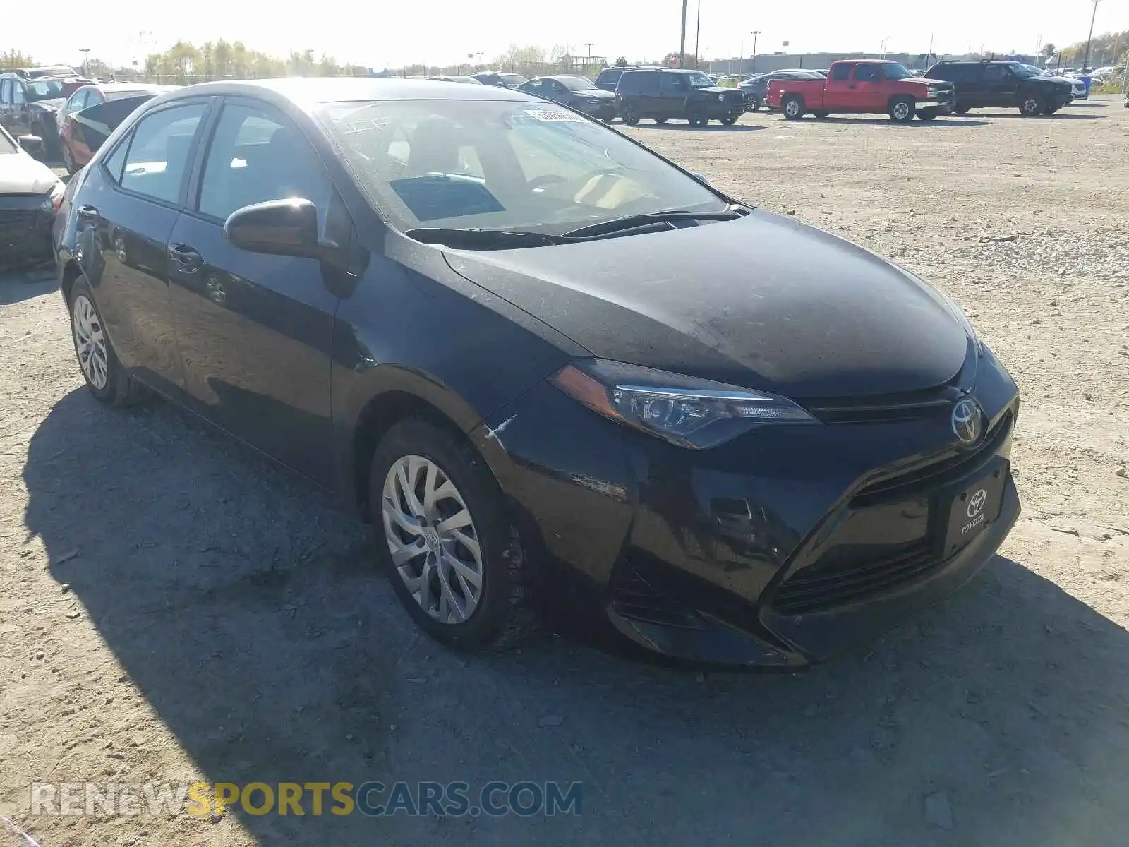 1 Photograph of a damaged car 2T1BURHE7KC150360 TOYOTA COROLLA 2019