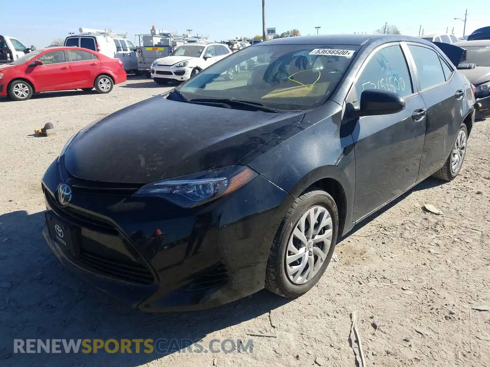 2 Photograph of a damaged car 2T1BURHE7KC150360 TOYOTA COROLLA 2019