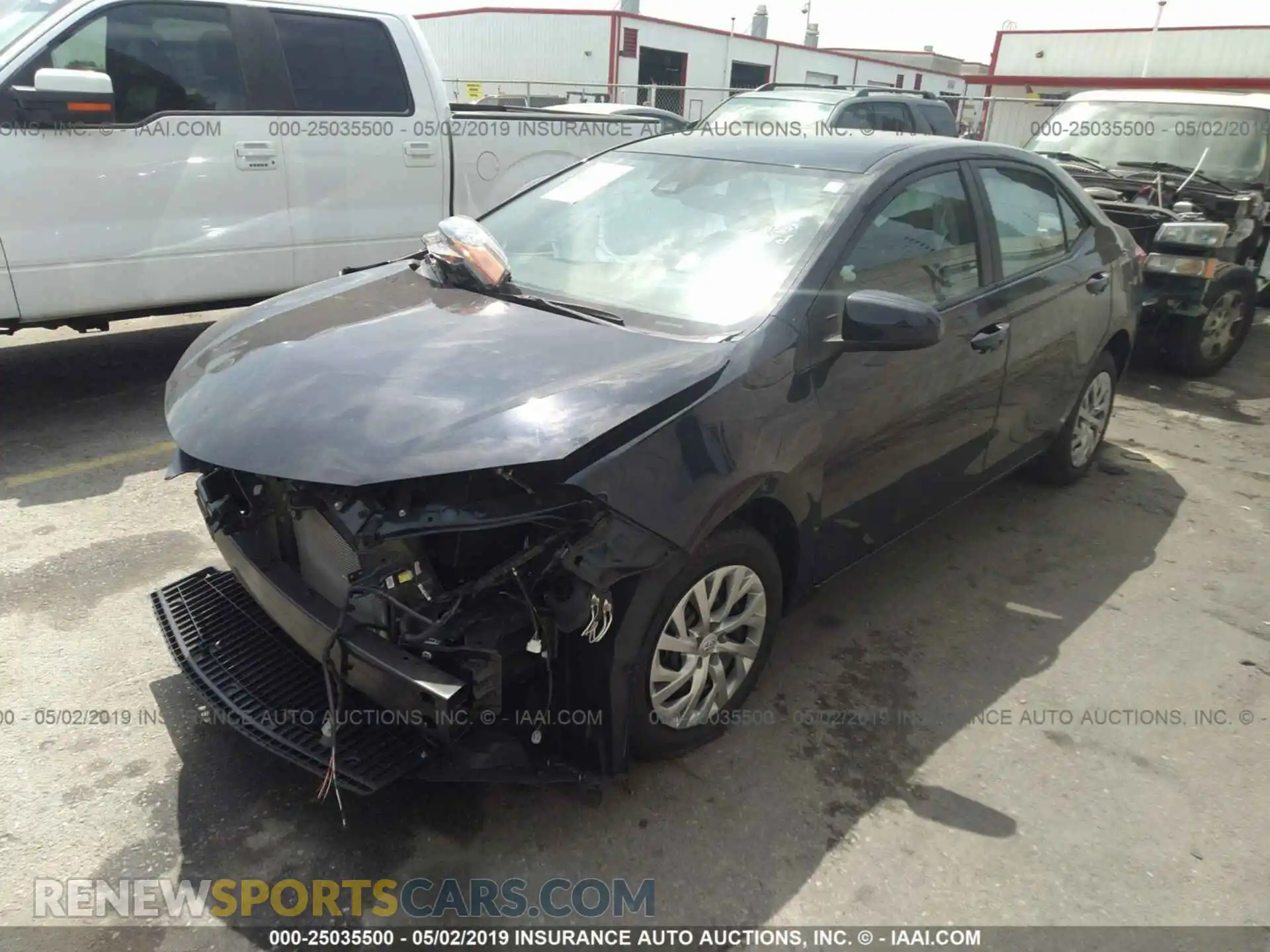2 Photograph of a damaged car 2T1BURHE7KC155221 TOYOTA COROLLA 2019