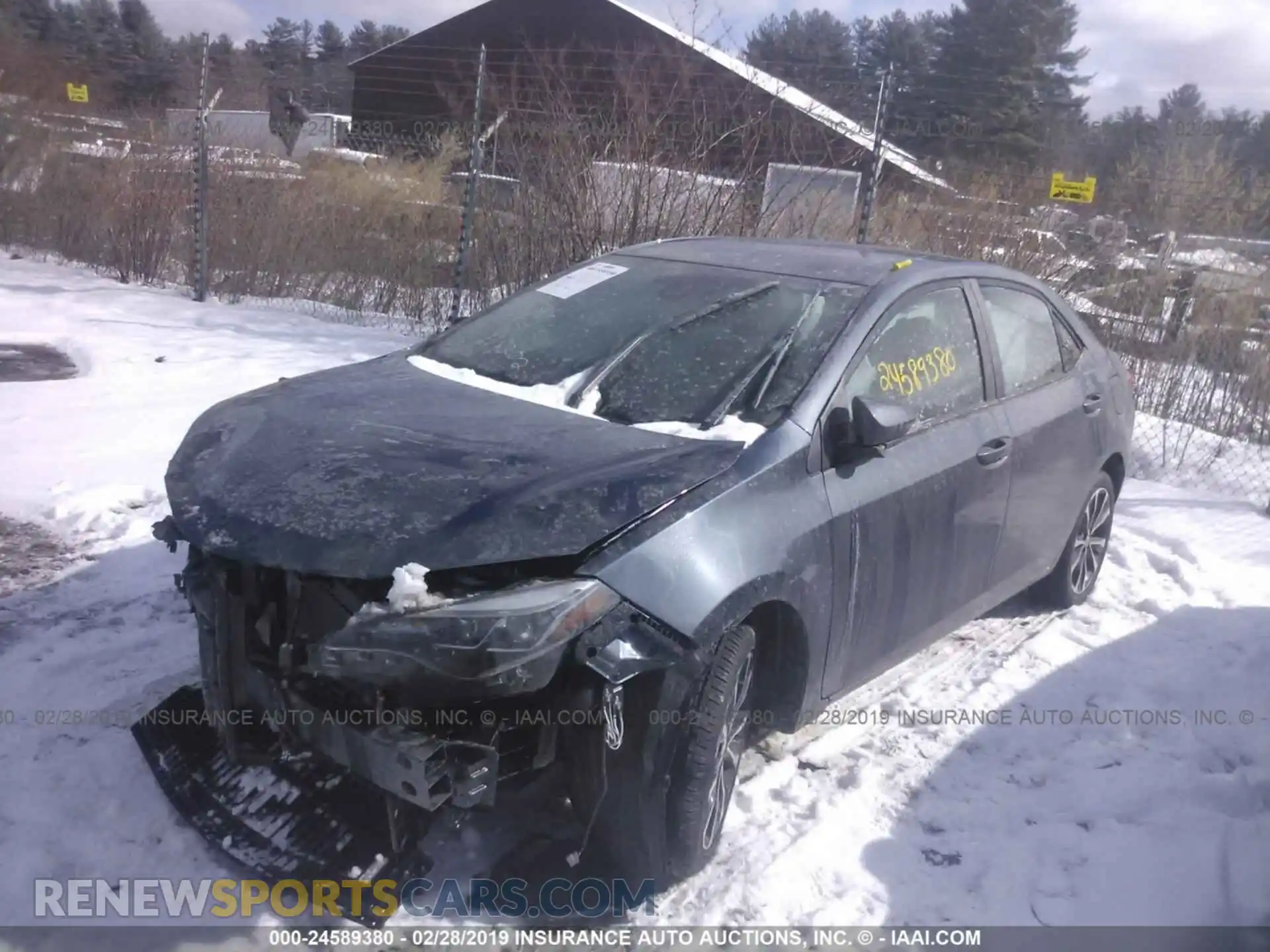 2 Photograph of a damaged car 2T1BURHE7KC158202 TOYOTA COROLLA 2019