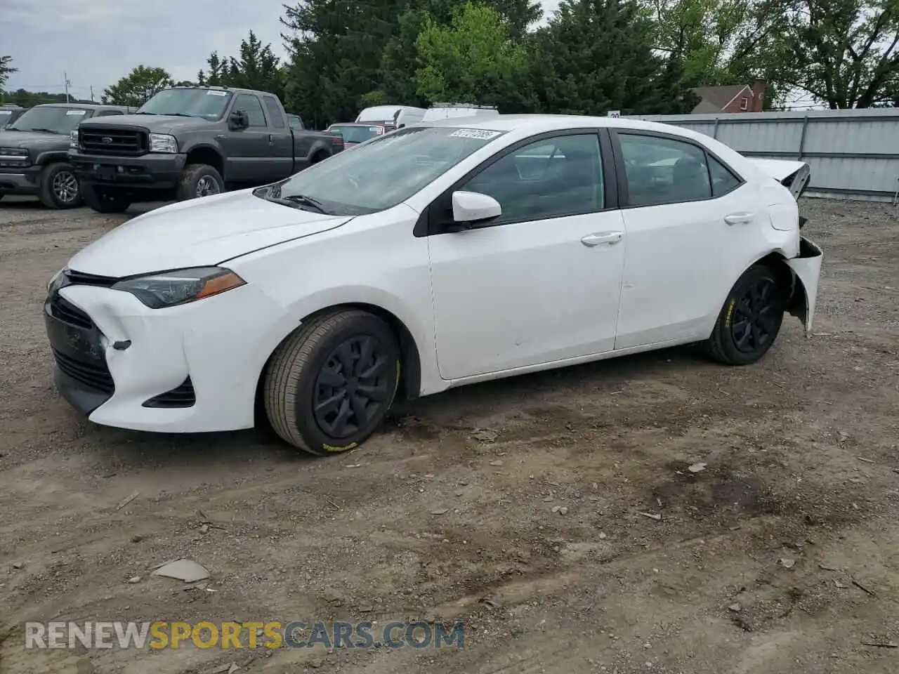1 Photograph of a damaged car 2T1BURHE7KC161083 TOYOTA COROLLA 2019