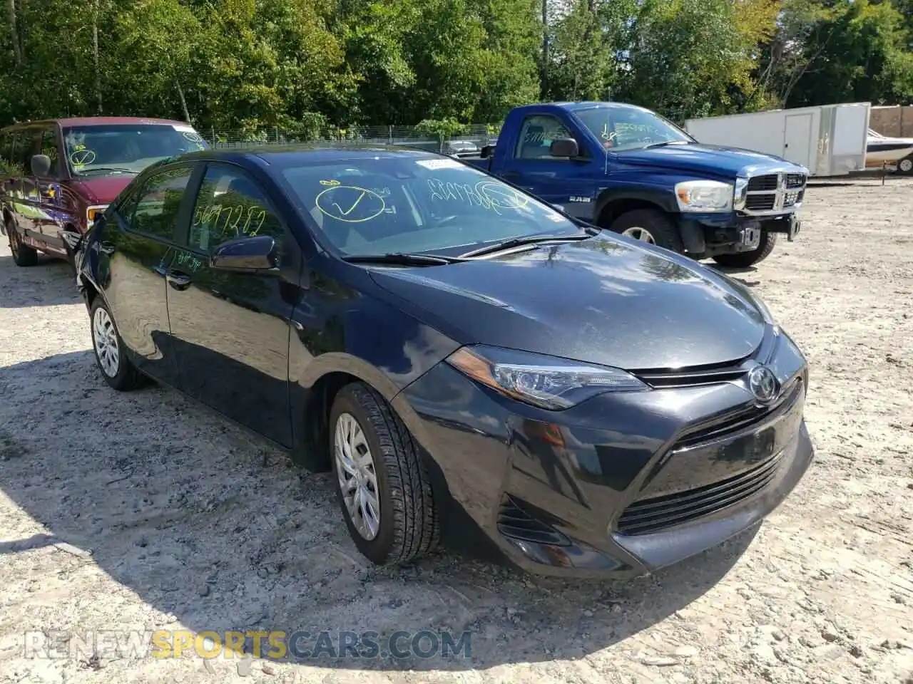 1 Фотография поврежденного автомобиля 2T1BURHE7KC162797 TOYOTA COROLLA 2019