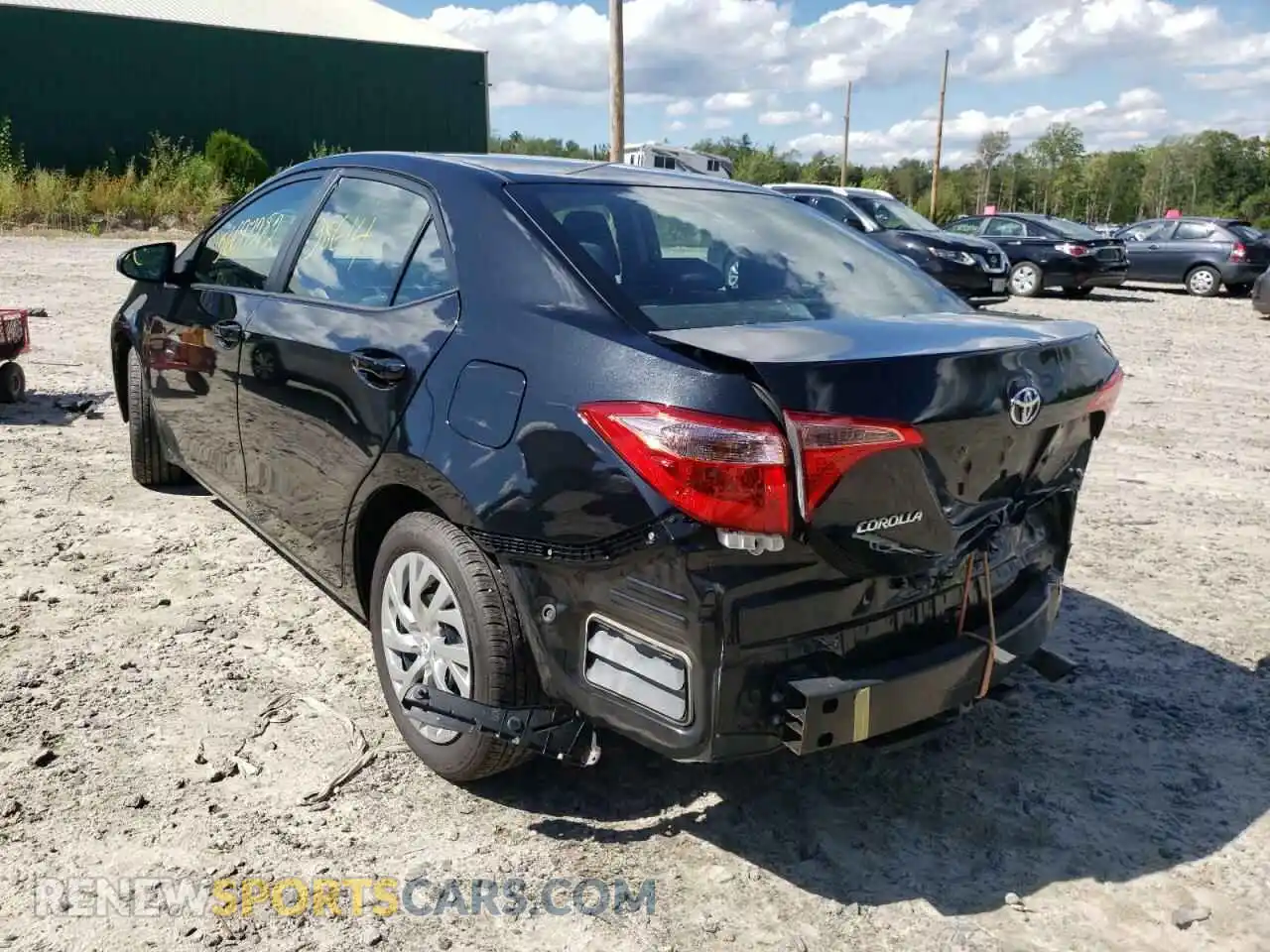 3 Фотография поврежденного автомобиля 2T1BURHE7KC162797 TOYOTA COROLLA 2019