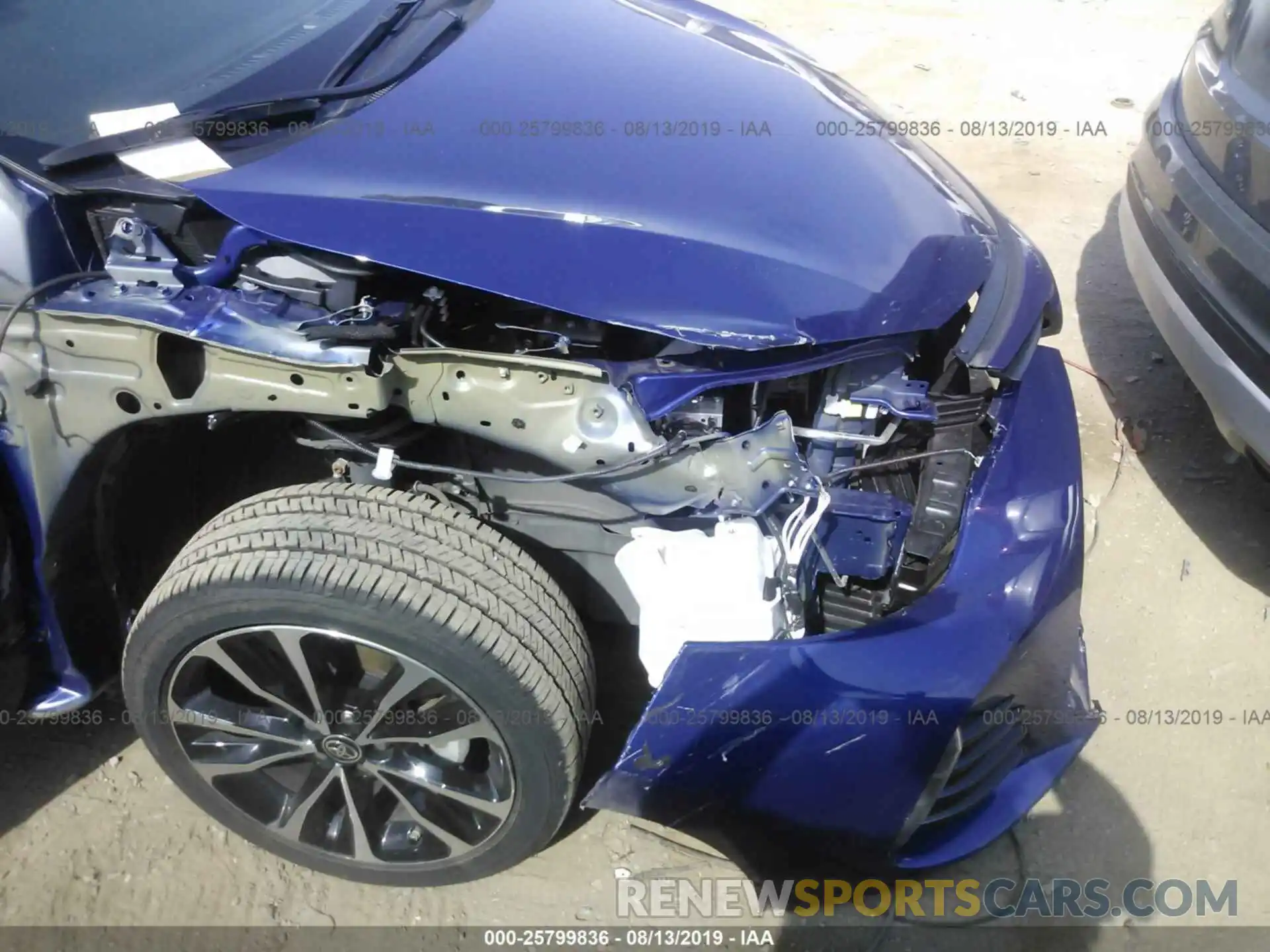 6 Photograph of a damaged car 2T1BURHE7KC163027 TOYOTA COROLLA 2019