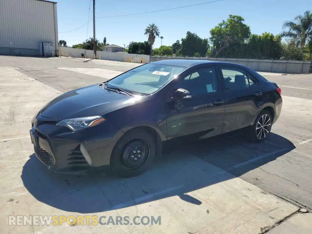 1 Photograph of a damaged car 2T1BURHE7KC163304 TOYOTA COROLLA 2019