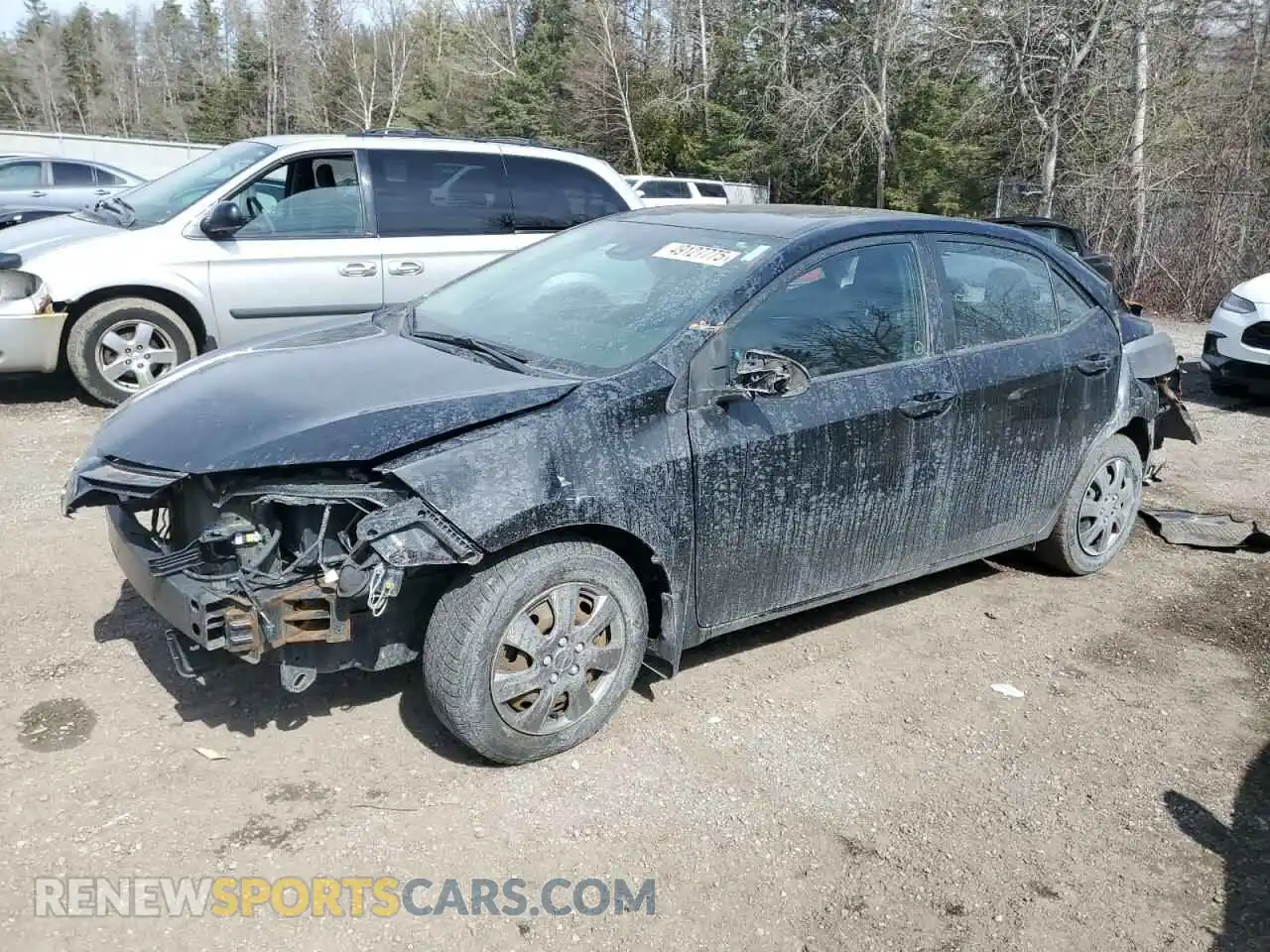 1 Фотография поврежденного автомобиля 2T1BURHE7KC163433 TOYOTA COROLLA 2019