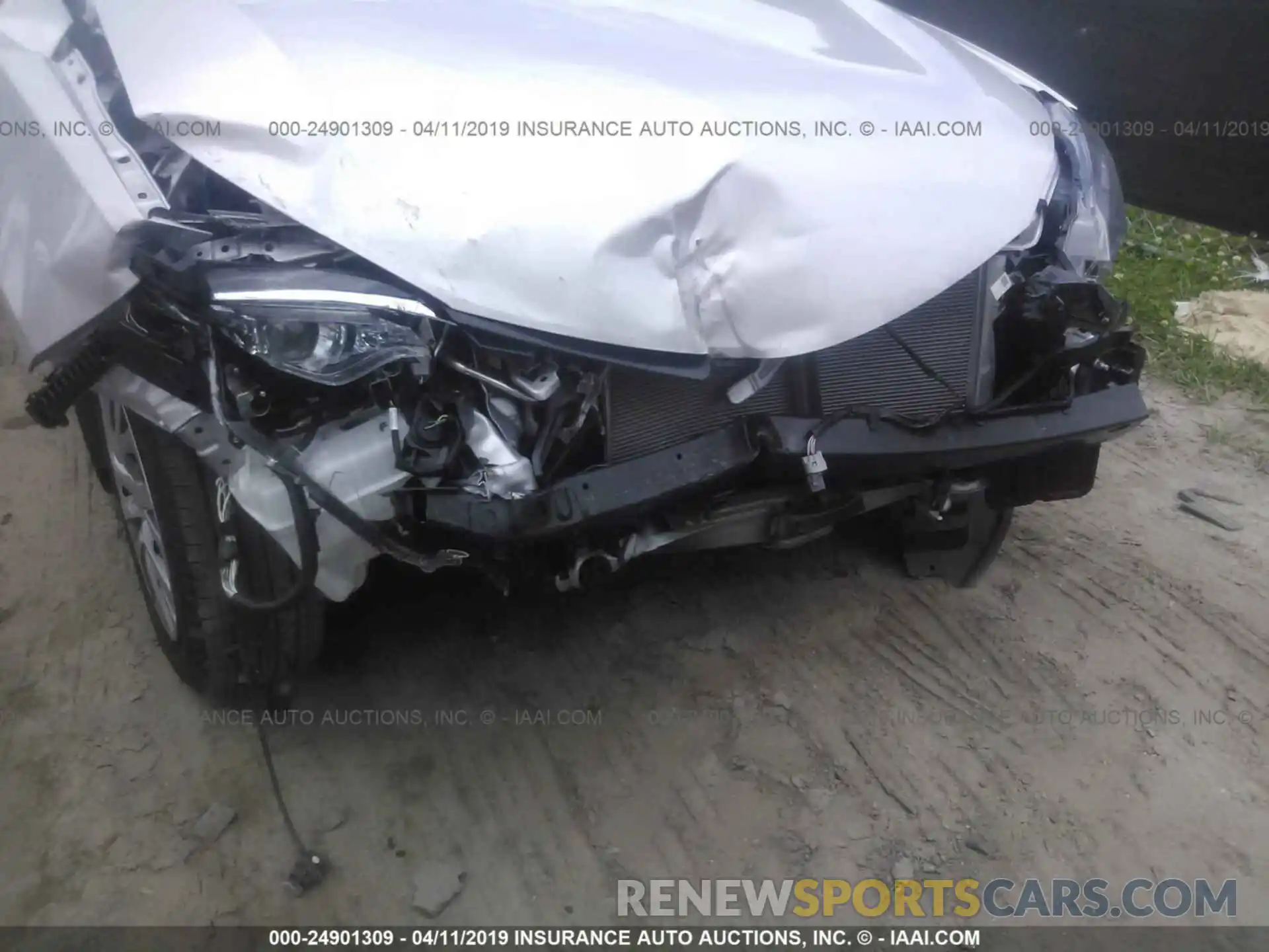 6 Photograph of a damaged car 2T1BURHE7KC163657 TOYOTA COROLLA 2019