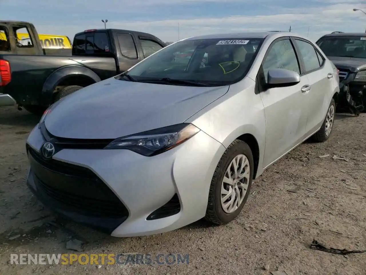 2 Photograph of a damaged car 2T1BURHE7KC169801 TOYOTA COROLLA 2019
