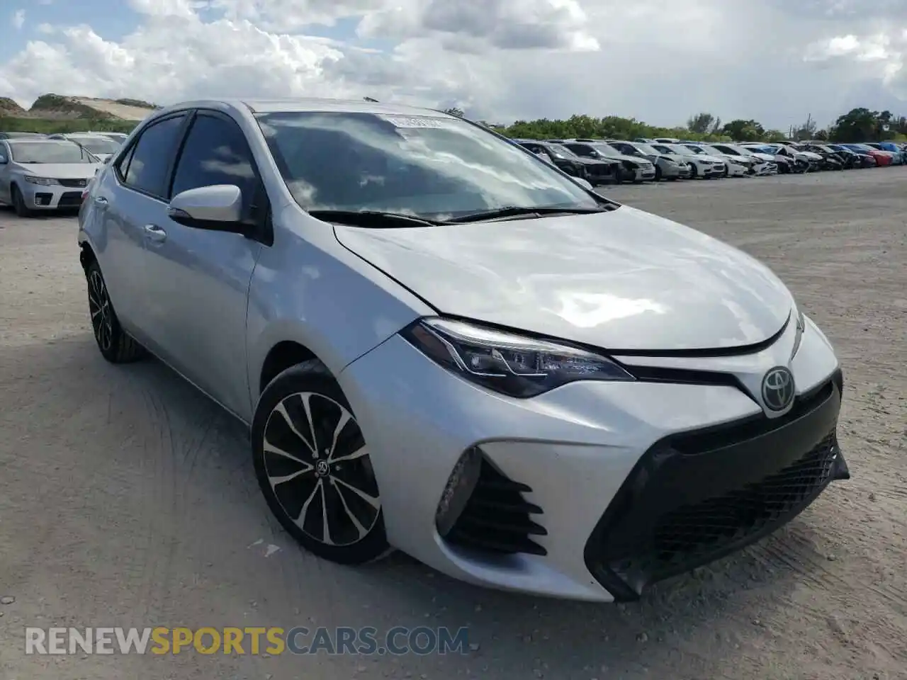 1 Photograph of a damaged car 2T1BURHE7KC171175 TOYOTA COROLLA 2019