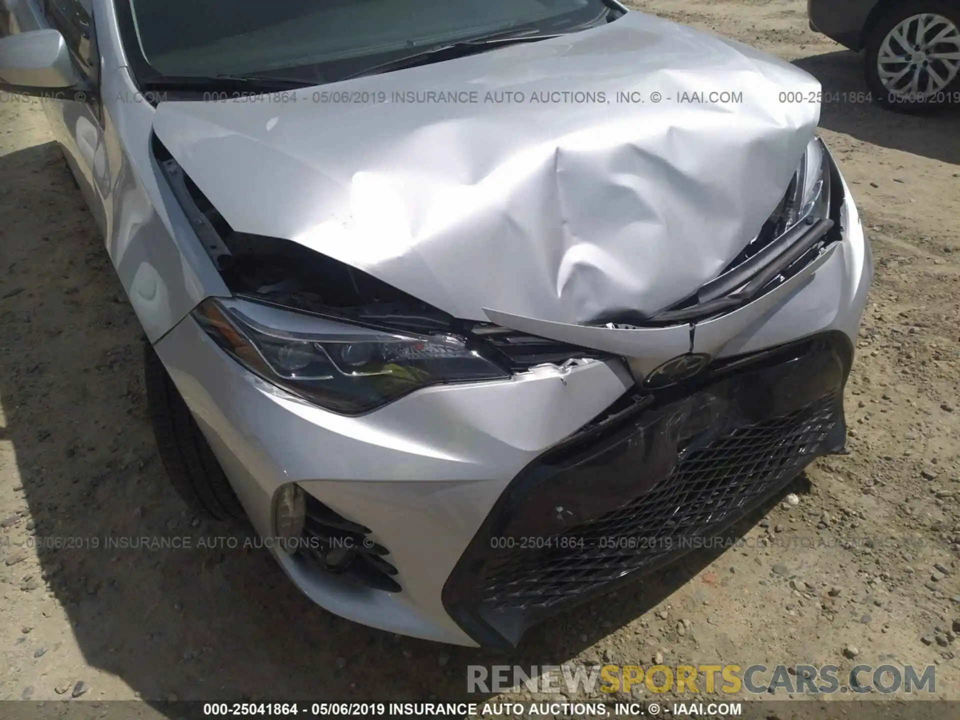 6 Photograph of a damaged car 2T1BURHE7KC171807 TOYOTA COROLLA 2019