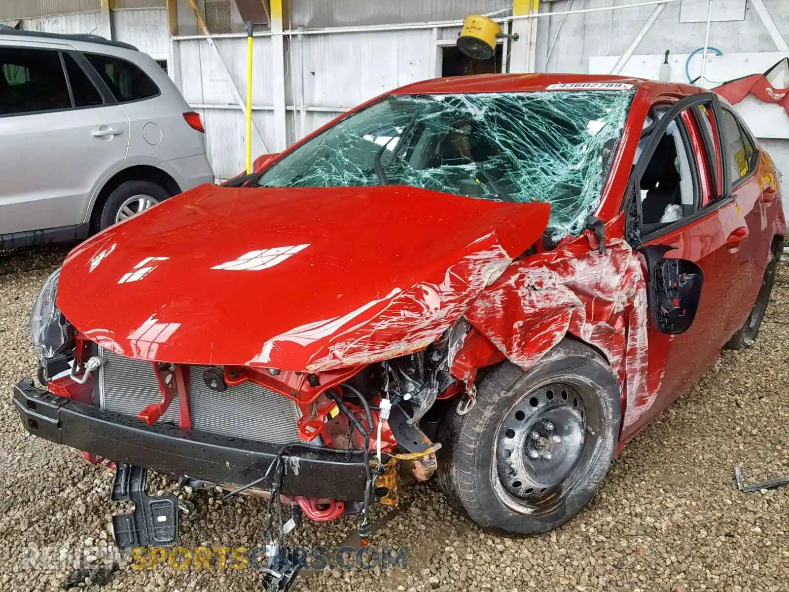 2 Photograph of a damaged car 2T1BURHE7KC172133 TOYOTA COROLLA 2019