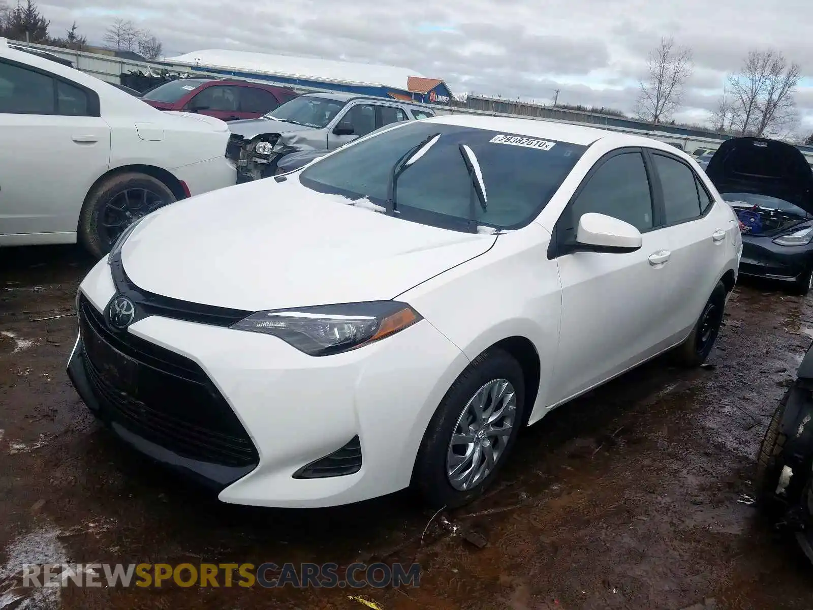 2 Photograph of a damaged car 2T1BURHE7KC173802 TOYOTA COROLLA 2019