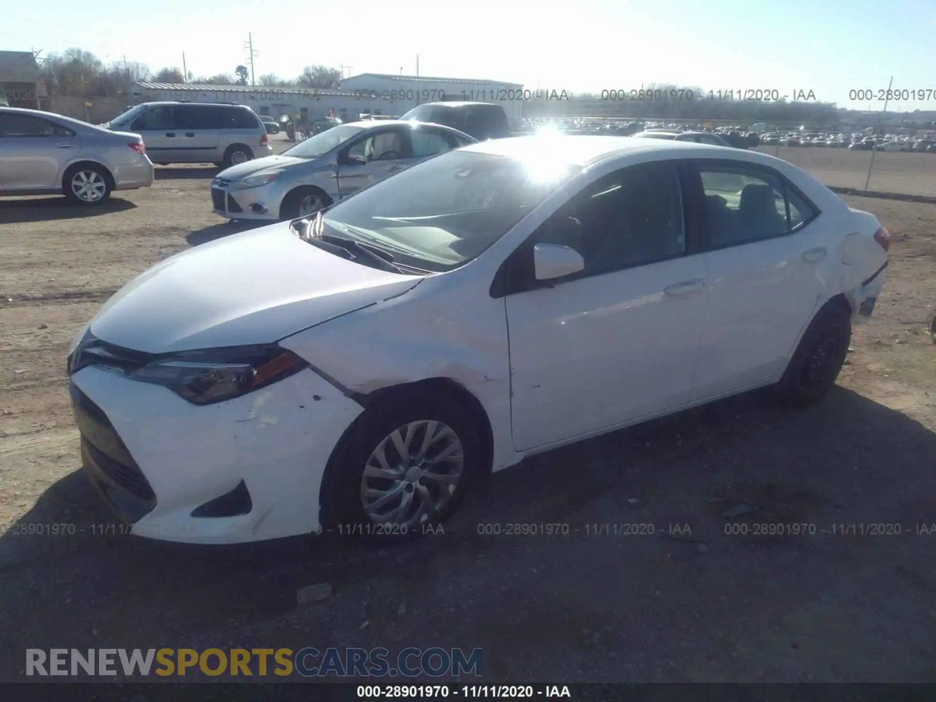 2 Photograph of a damaged car 2T1BURHE7KC180183 TOYOTA COROLLA 2019