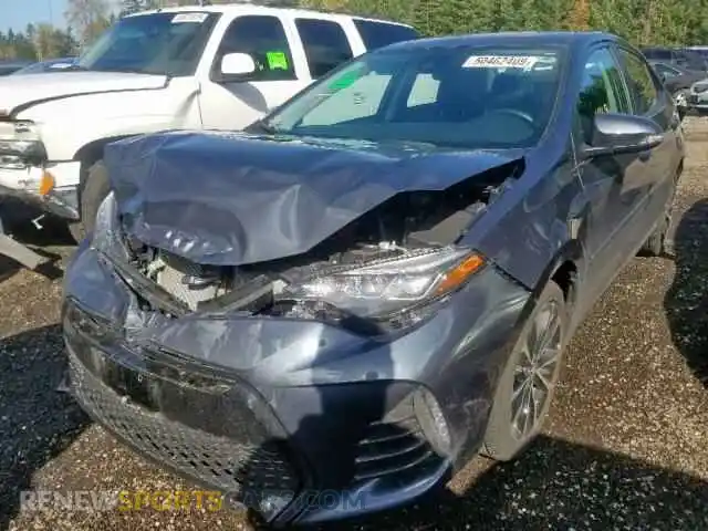 2 Photograph of a damaged car 2T1BURHE7KC180748 TOYOTA COROLLA 2019