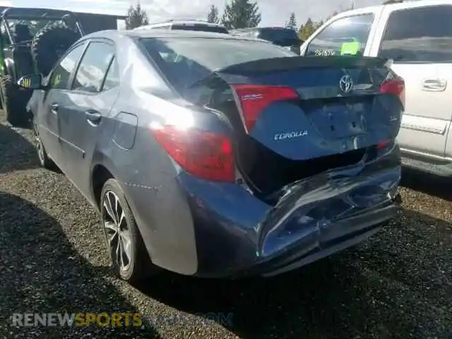 3 Photograph of a damaged car 2T1BURHE7KC180748 TOYOTA COROLLA 2019