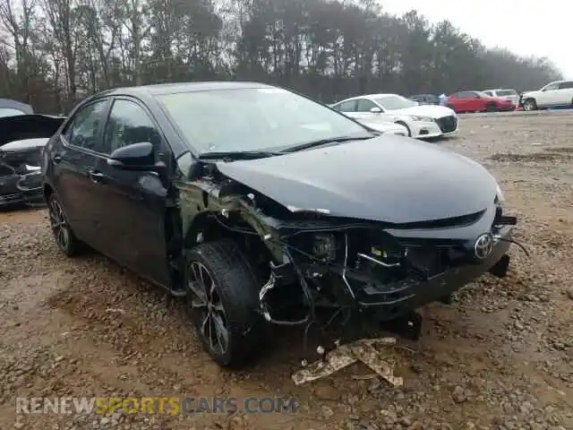 1 Photograph of a damaged car 2T1BURHE7KC183228 TOYOTA COROLLA 2019