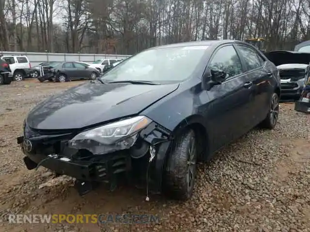2 Photograph of a damaged car 2T1BURHE7KC183228 TOYOTA COROLLA 2019